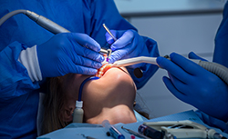 Dental Assistant with patient