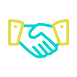 Icon of a handshake