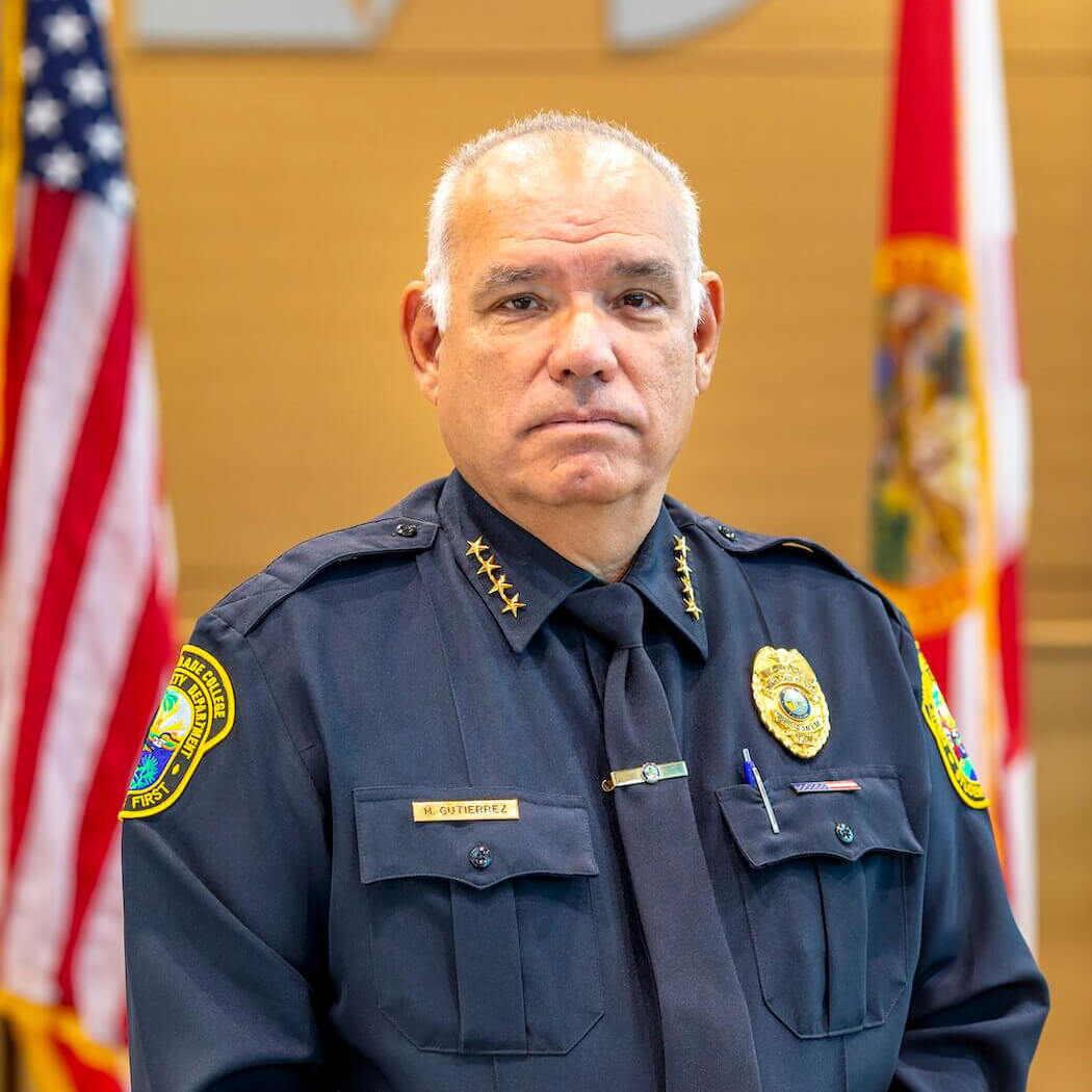 Campus Chief Henry Gutierrez