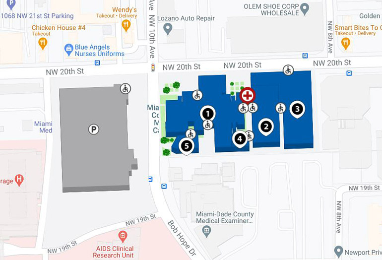 Medical Campus interactive map