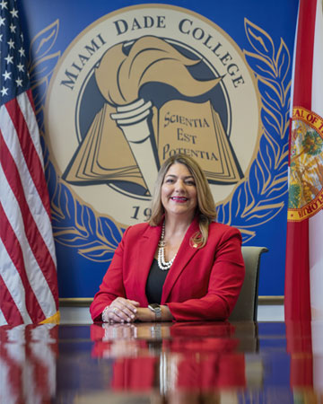 MDC President Madeline Pumariega