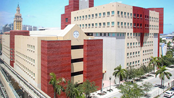 MDC's Wolfson Campus aerial view